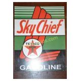 Texaco Sky Chief Metal Tin Sign