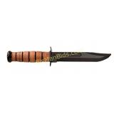 KBAR USMC FIGHTING/UTIL 7" W/SHTH PL