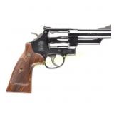 SW 29 CLASSICS 44MAG 4" BLUED CHECKERED WALNUT