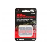 STEALTH CAM SDHC MEMORY CARD 32GB 2PK SUPER SPEED0