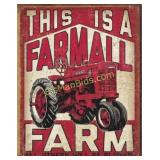 Farmall Farm 12.5in x 16in Tin Sign