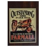 McCormick Deering Farmall 12.5in x 16in Tin Sign