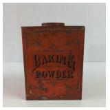 Vintage Baking Powder Tin Canister