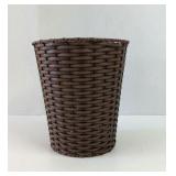 Brown Woven Waste Basket