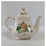 Vintage Sadler Gold Trim Floral Tea Pot Made in