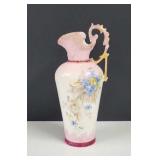 Vintage Austrian hand painted floral pitcher bud