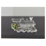 2013 Waterford Crystal Train Engine Ornament