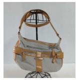 Stone Mountain Tan and Grey Shoulder Bag Purse