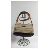 Stone Mountain Distressed Leather Shoulder Bag