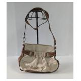 Tignanello Beige Leather Crossbody Purse