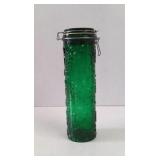 Vintage J D Yeatts Imports Emerald Green Glass