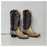 Tony Lama snake skin boots sz 7.5D