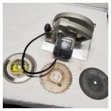 Porter & Cable Electric Saw & 3 Blades -G