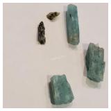 Emerald gemstone Chips  -OF