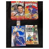 Gretzky & Star Trek Cereal Boxes w/ Trading card-I