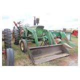 John Deere 4010 tractor and loader