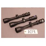 (3)Bushnell Banner rifle scopes