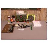 Gun Cleaning kit, target and additional items