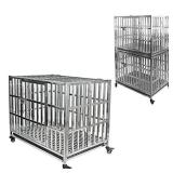 Confote 37" Stackable Heavy Duty Dog Kennel Pet St