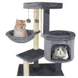 YOUPET 34.84" Cat Tree Tower with Cat Condo and Sc
