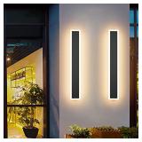 Aipsun 2 Pack Outdoor LED Wall Light,23.6 inch LED