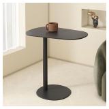 Modern Metal Side Table C Shaped End Table for Cou