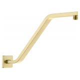 Square Shower Head Extension Arm with Flange 16.5