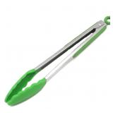 Chef Craft Premium Silicone Cooking Tongs, 12 inch
