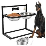 SHAINFUN Elevated Dog Bowls for Large and  Large S