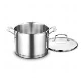 Cuisinart 6-Quart. Stockpot w/Cover, Stainless Ste