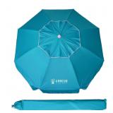 AMMSUN 6.5 Foot Heavy Duty Beach Umbrella for Sand