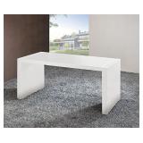 Neos Modern Furniture White Computer Wood Desk