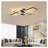 SMG Modern LED Ceiling Lights Fixture, Remote Cont