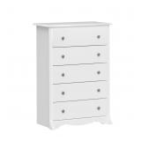 Prepac Sonoma Superior 5-Drawer Chest for Bedroom