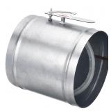 PATIKIL 8" HVAC Duct Manual Volume Damper, Metal A