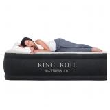 King Koil Pillow Top Plush Queen Air Mattress With