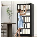 **READ DESC** KINGBO 78.7" Tall Bookshelf, 5 Shelf