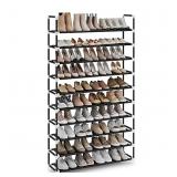 SONGMICS 10-Tier Shoe Rack, Shoe Storage for Hallw