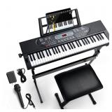 Rengue 61 Keys Keyboard Piano, Electric Digital Pi