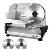 Meat Slicer 200W Electric Deli Food Slicer with 2