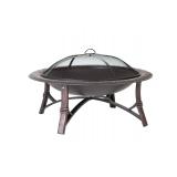 **READ DESC** Fire Sense 60857 Fire Pit Roman Brus