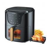 HAUSHOF 5.8 QT Air Fryer Small Oven, Digital Oil-L