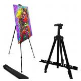 RRFTOK Artist Easel Stand, Metal Tripod Adjustable