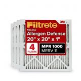 Filtrete 20x20x1 AC Furnace Air Filter, MERV 11, M