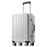 LUGGEX Zipperless Luggage with Spinner Wheels - Po