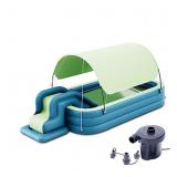 Ergocar Inflatable Swimming Pool with Water Slide,