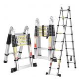 BOWEITI Telescoping Ladder, Aluminum Collapsible L