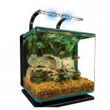 MarineLand Contour Glass Aquarium Kit with Rail Li