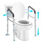 OasisSpace Stand Alone Toilet Safety Rail - Heavy