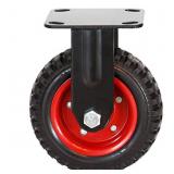 POWERTEC 6 Inch Caster Wheels, Heavy Duty Fixed Pl